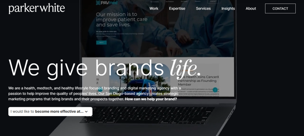 Patient-focused healthcare branding and marketing agency